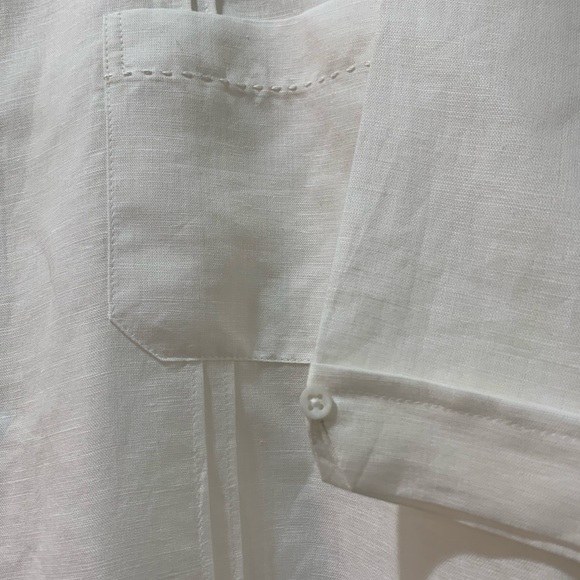 Men’s size XL Cafe Luna off white button down shirt - Picture 3 of 7